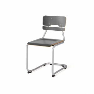 Školská stolička LEGERE II, V 450 mm, strieborná, antracit