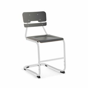 Školská stolička LEGERE II, V 500 mm, biela, antracit
