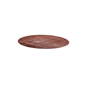 Okrúhly koberec ROBIN, Ø 3000 mm, červenohnedý