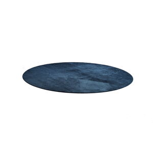 Okrúhly koberec ROBIN, Ø 3500 mm, tmavomodrý