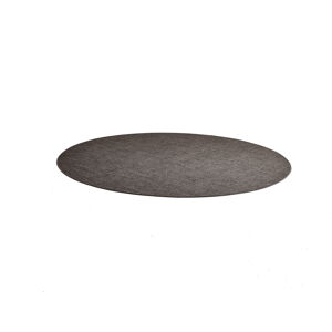 Okrúhly koberec MELVIN, Ø 3500 mm, červená/šedá