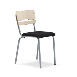 Školská stolička SCIENTIA, široké sedadlo, V 460 mm, breza