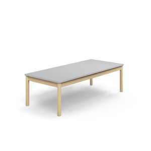 Stôl DECIBEL, 1800x800x530 mm, akustický HPL - šedá