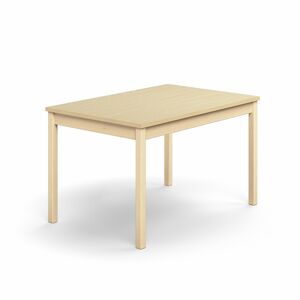 Stôl DECIBEL, 1200x800x720 mm, akustický HPL - breza