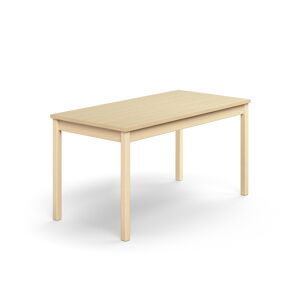Stôl DECIBEL, 1400x700x720 mm, akustický HPL - breza