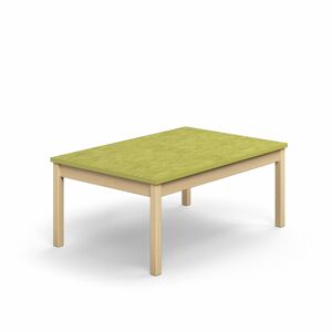 Stôl DECIBEL, 1200x800x530 mm, akustické linoleum - zelená
