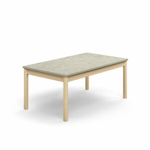 Stôl DECIBEL, 1400x800x590 mm, akustické linoleum - šedá