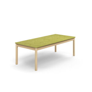 Stôl DECIBEL, 1800x800x590 mm, akustické linoleum - zelená